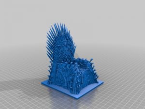 3D Printed Iron Throne